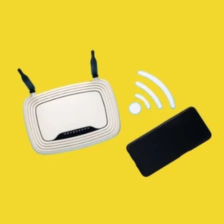 Conectada ao seu Wi-Fi